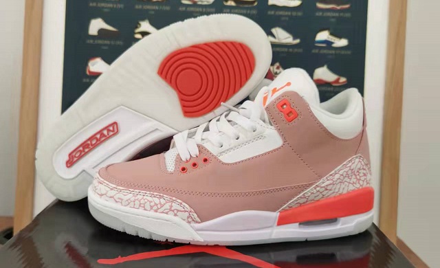 Air Jordan 3 Cement Rust Pink